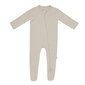 Kyte Baby Zippered Footie in Khaki